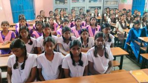 Students attending workshop organized by SSDES