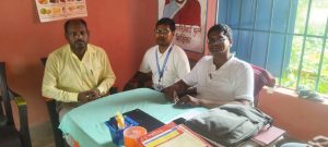 Medical professionals at SSDES health camp