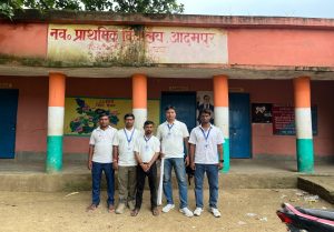Smiling children during SSDES school event